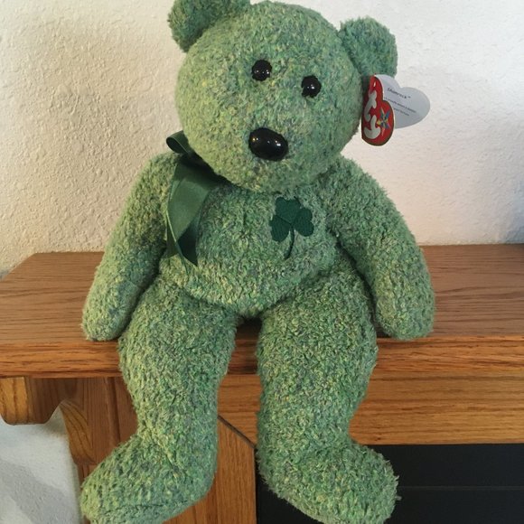 TY Beanie Buddys Other - Shamrock Beanie Buddy Bear, St. Patrick